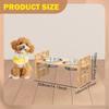 Elevated Cat Bowls Dog Food Water Bowl Stand Raised Feeding Station Pet Feeder for Puppy