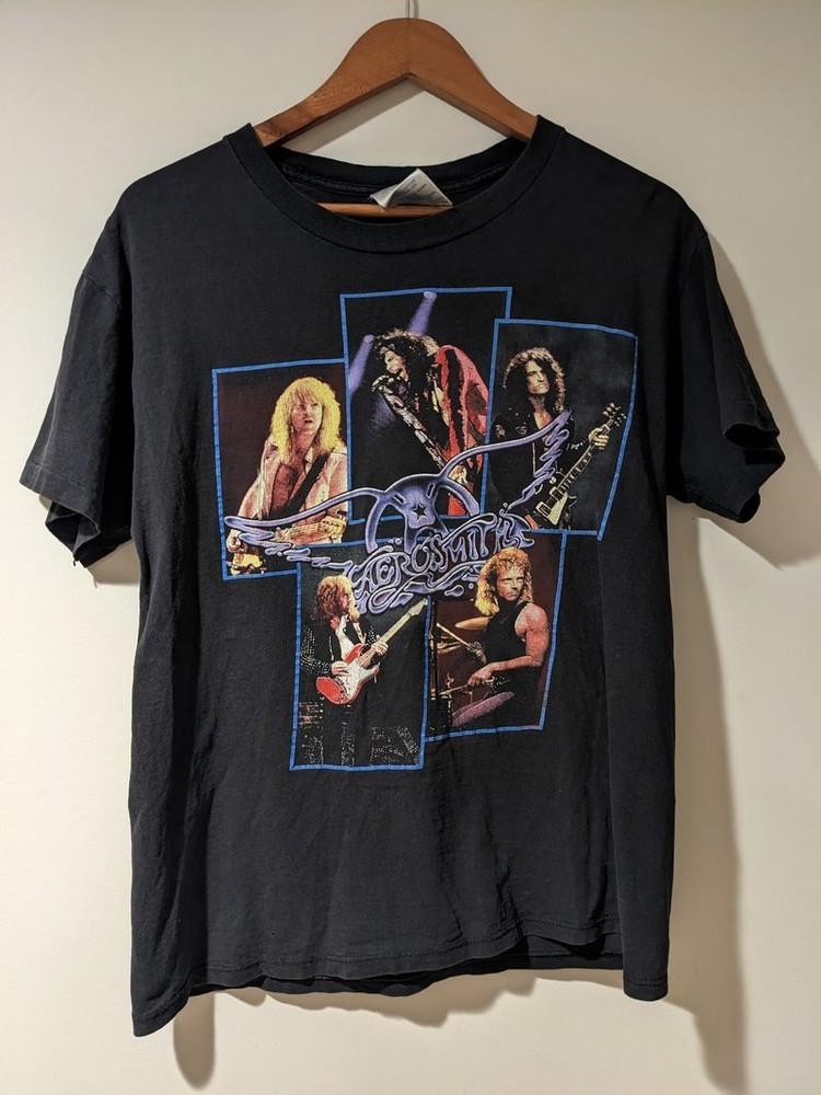 1990 Aerosmith North American Pump Tour Unisex Tshirt Reprint S-5XL KH9507 Unisex T-Shirt Graphic Tee S