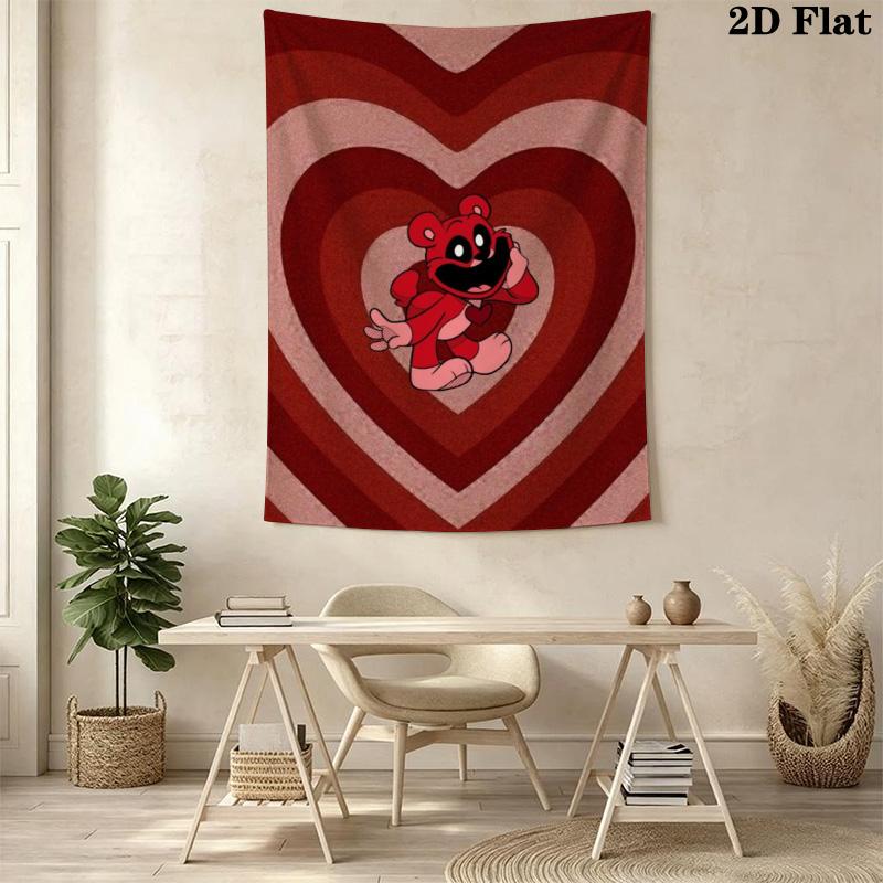 Poppy Playtime Pattern Home Decor Tapestry, Wall Hanging, Decorative RV Wall Cloth.MGT0918349