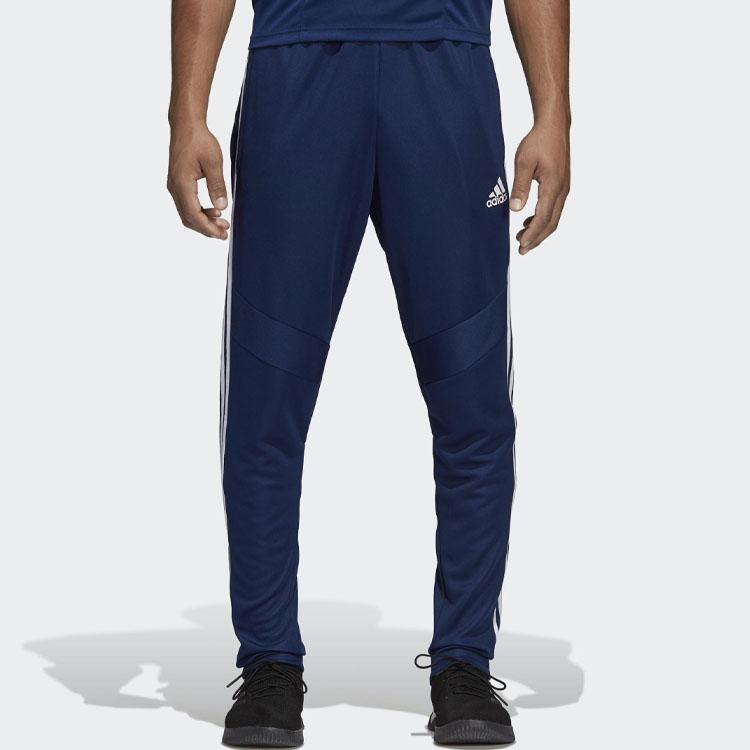 Adidas Casual Knit Tapered Soccer Pants Men Bottoms Navy DT5174