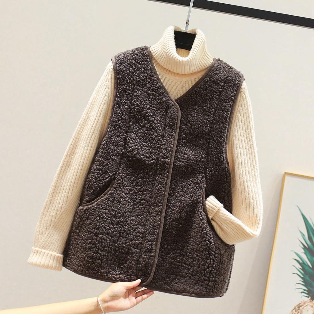Lamm plüsch weste weste frauen tragen neue lose pelz integrierte weste kleinen duftenden Koreanische version mantel