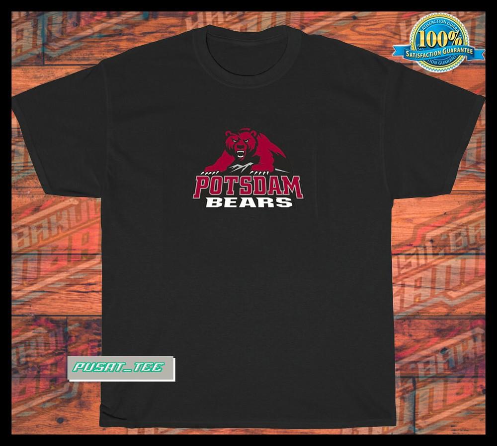New Potsdam bears Active Logo american funny t shirt SIZE S-5XL Unisex T-Shirt