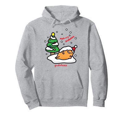 [Świąteczna Specjalna Oferta] Bluza z Kapturem Gudetama - Leniuszek Świąteczny - Design USA