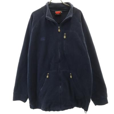 CANTERBURY OF NEW ZEALAND Fleecejack L Blauw Heren Gebruikt