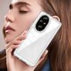 For Honor 200 Pro 5G Transparent Case Electroplating Buttons (Big Rear Lens Hole)