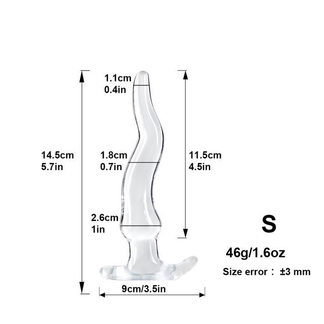 Anal Plug Stimulate Soft Silicone Dildo Female Masturbator Vagina G-Spot Massager Anus Dilator Sex Shop Male Prostate Massager