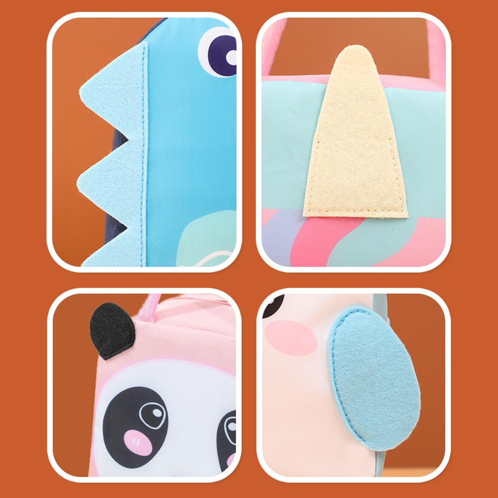 3D Cute Cartoon Lunch Box Bag for Students - Insulated Thermal Food Carrier, Portable Handheld Meal Tote with Keep Warm Pocket