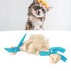 Pet Wig Nylon for Cat Small Dogs Festival Party Activity Shooting Props Blonde Braid