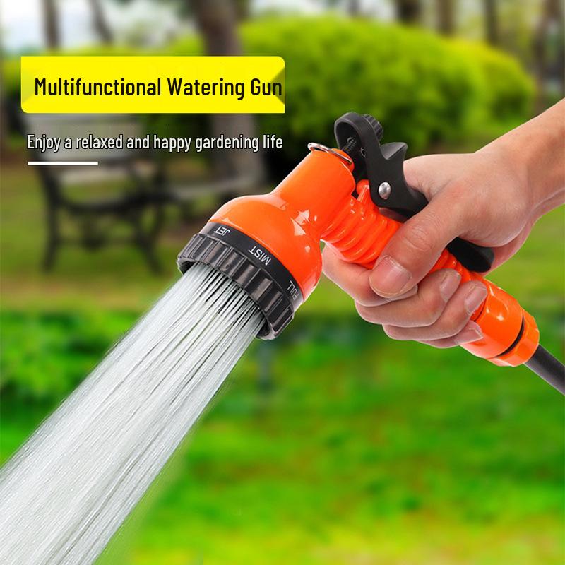 High-Pressure Watering Hose & Spray Gun Set for Car Washing, Gardening & Landscaping