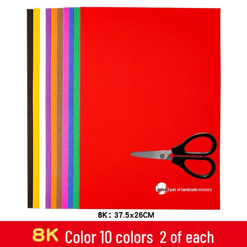 A4 Black & White Thickened Cardstock for Student & Kinder Crafts, 8K/4K/A3 Drawing Paper