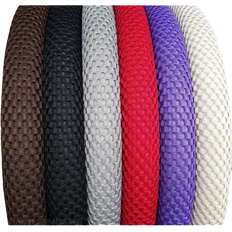 Car Universal Steering Wheel Cover Anti Slip Round/D Shape All Seasons Breathable 38mm Automobile Steering Wheel Cover Men Women