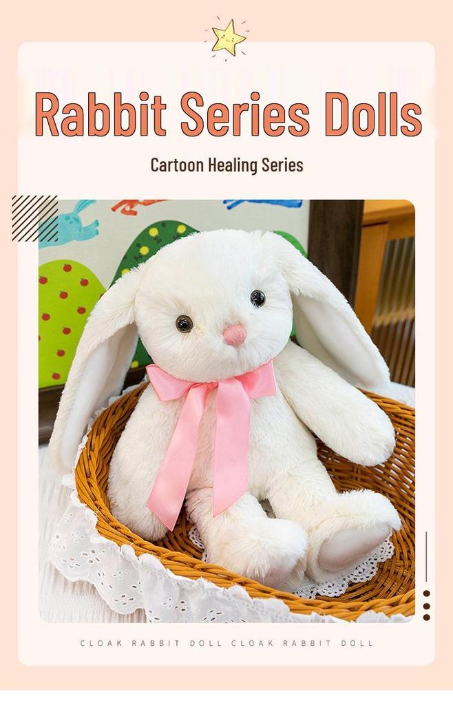 Carrot Rabbit Plush Toy Series - Soothing Dolls Available Now