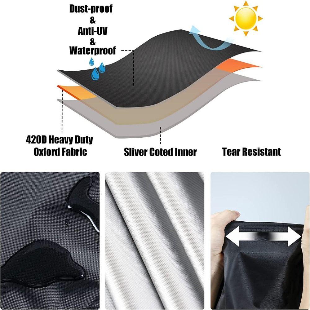 210D Oxford Cloth Billiard Table Dust Cover Dustproof Game Table Shield  Outdoor