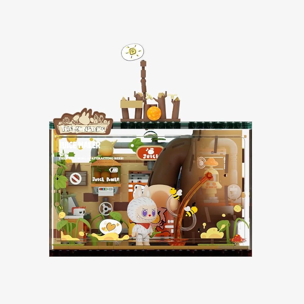 

Pop Mart The Monsters Forest Secret Base Juice Maker Labubu Block Figure Toy Gift