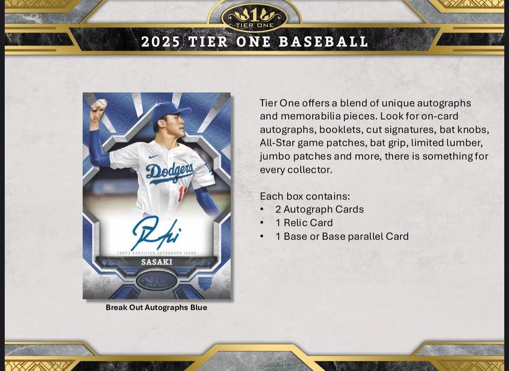 2025 Tier One Baseball