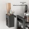 Modern 3-Tier Kitchen Spice Rack with Knife Holder