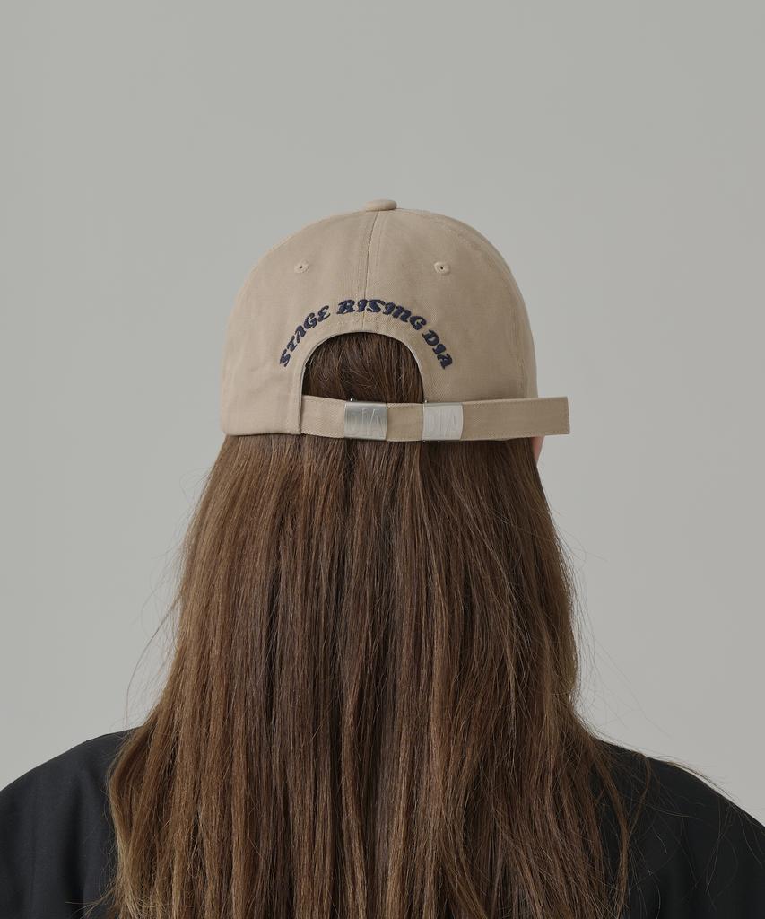 Seuteijial Volume Logo Washed Ball Cap [Beige]