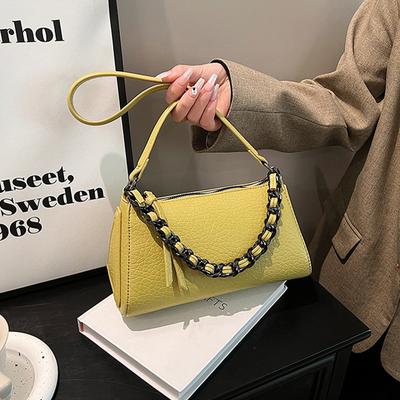 Nieuwe Luxe Designer Dames Schoudertas Onderarmtas Temperament Veelzijdig Crossbody Tassen Retro Kettingen Handtassen
