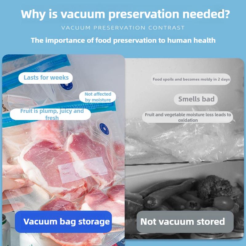 Convenient Food Vacuum Sealing Machine,rechargeable,used for Sealing Preservation To Extend Food Storage Time,kitchen Accessory