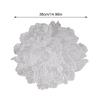 Placemat Elegant Tablemat Flower Shape Placemats PVC Waterproof Place Mat for Kitchen Dining Table Holiday Wedding Party