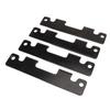 Tailgate Hinge Plates Sturdy Metal Tail Gate Hinge and Screws Set for Rhino 450 YXR450F 2006?2009