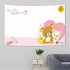 Cute Cartoon RRilakkuma Hippie Wall Hanging Tapestries Bohemian Wall Tapestries Mandala cheap INS Home Decor kawaii sakura
