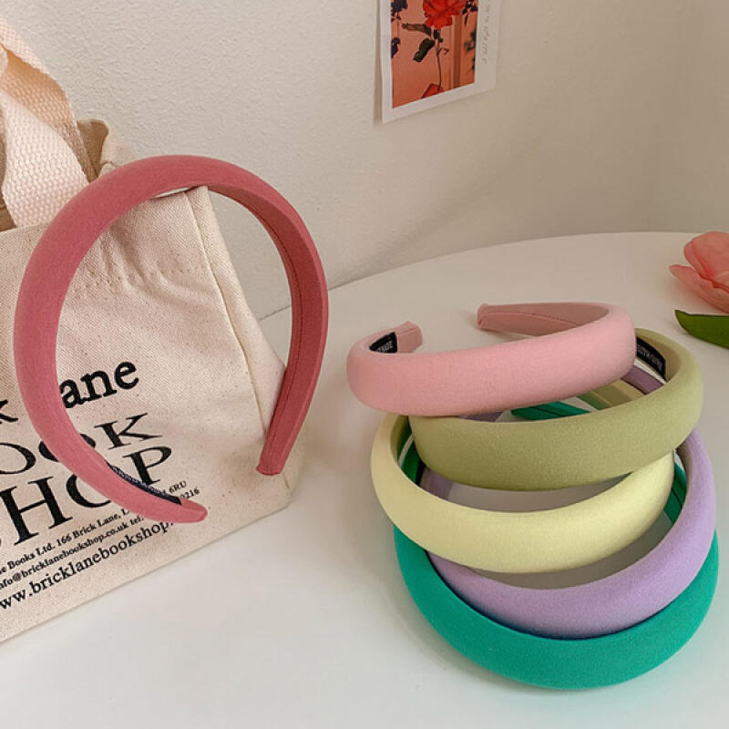 Let s Fluffy Pastel Hairband Headband Purple