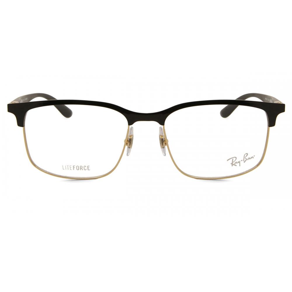 

Ray Ban Rx6518 2890 Унисекс Очки Black on Gold/55-19-145