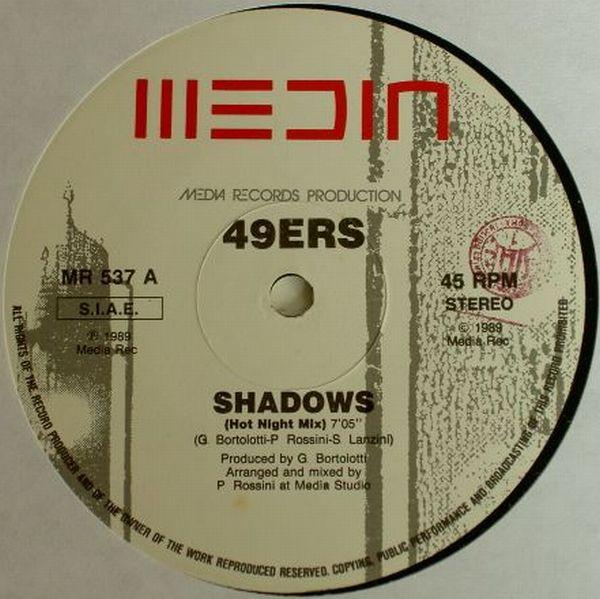 

12inch Record 49ERS - Shadows MR537 Media Records 1989 Italy Dance & Electronica Used