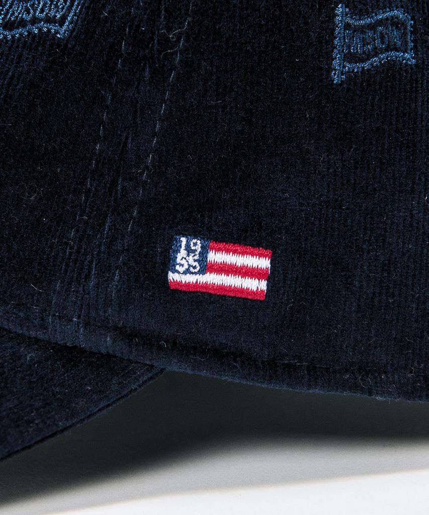 [Munsingwear] Cap, Flying Pattern Embroidery, Corduroy Material, Baseball Cap, Golf, MG4FCP04M, Men's, NV00 (Navy)