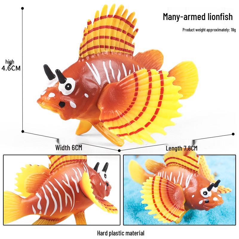 Marine Animal Simulation Models: Jellyfish, Octopus, Sea Shrimp, Sea Anemone, Squid, Horseshoe Crab, Crayfish, Arrowhead