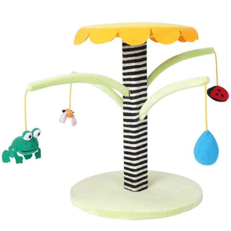 Cat scratching scratching toy on the tree cat scratching furniture sizal garden scratcher hanging ball toy for cat kitten cat | furniture and amplifie