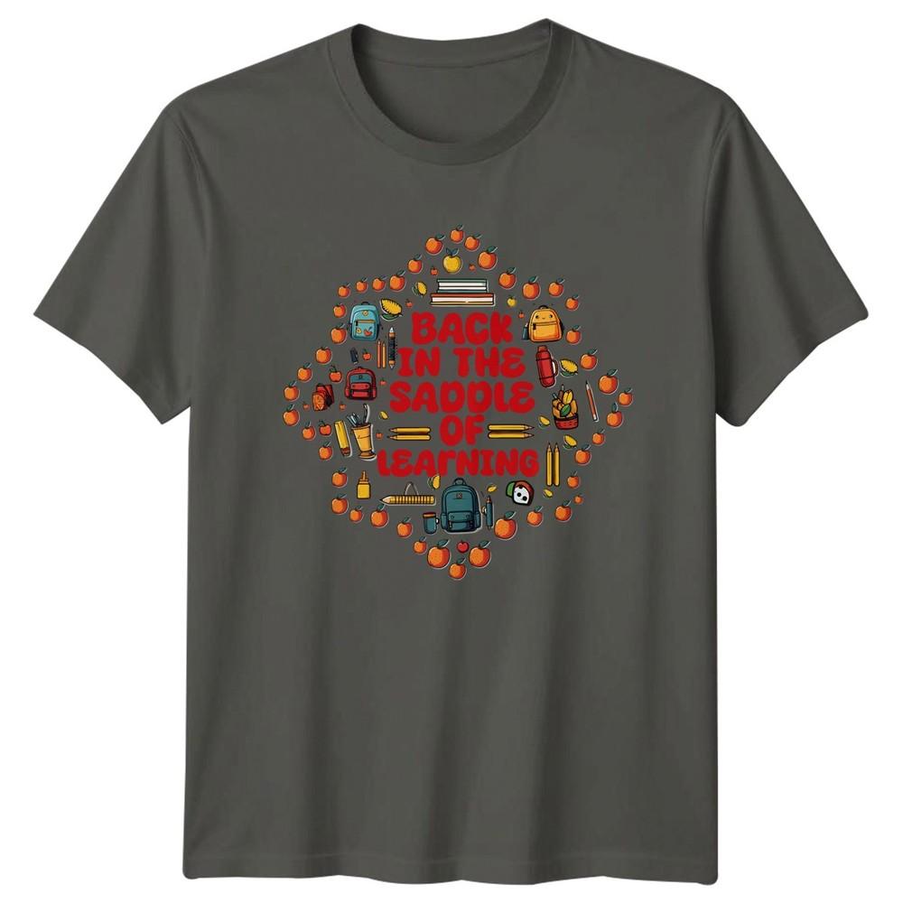 Back In The Saddle Of TShirt Back To School Education Back To School Gift S