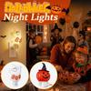 Resin Made Resin Ghost Lamp Wall Plug Pumpkin Wall Light Plug In Nightlight  Staircase Walkway
