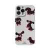 Internet Celebrity Style Cream Dachshund for IPhone16 for Apple 17pro Max Mobile Phone Case 11 Film Case 15/X8