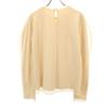 CLANE Long Sleeve Mesh Layered Cut 2 Beige Tops Women Used
