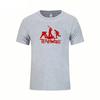 Teamwork Group Fights Funny Print T Shirt Unisex Summer Fashion Short Sleev Tshirts Humor Birthday Gift Tees Top Unisex Fashion