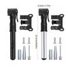 High Pressures Bike Pumps with Standard Bicycles Valves for Balls, Mini Bicycles Pumps Bicycles Tyre Pumps Set for Tyres