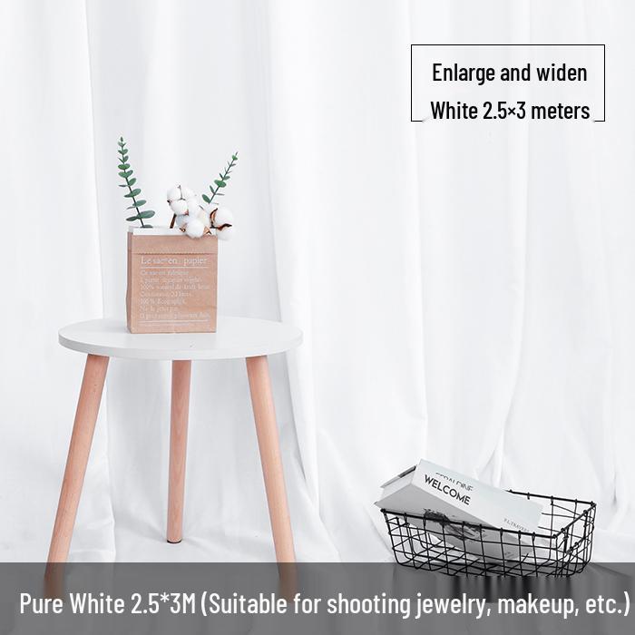 Tela de Fondo Fotográfico Gruesa en Blanco y Negro para Estudio y Sesiones de Retrato