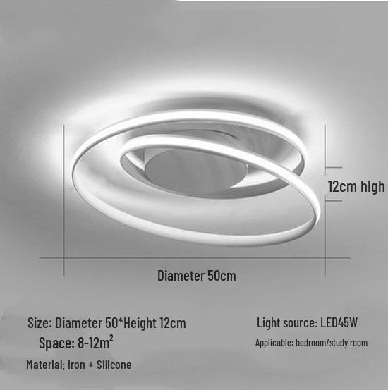 2024 Modern LED Bedroom Ceiling Light: Creative, Stylish, Simple