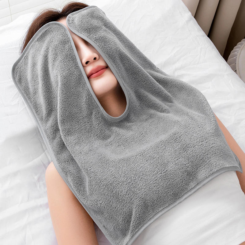 U-Shaped Beauty Towel - Ultra-Fine Fiber Facial Quick-Dry Towel, Super Soft Highly Absorbent for Salon Spa Massage Skincare Use
