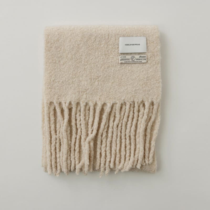 NEBELEVERYWEAR Boucle Wool Muffler (5 colors)