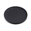 Yamazaki 3D Coaster Round Black Approximately W10D10H0.9cm Tower Silicone 2539