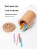 Montessori Wooden Color Sorting Cups for Toddlers 1-3 Years – Educational Kindergarten Toy for Color Recognition