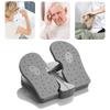Fuß-Stepper-Maschine Verstärkter Nylon-Mini-Stepper-Trainer Leiser Faltbarer Unter-Schreibtisch Bein-Trainingsgerät Grau Einheitsgröße