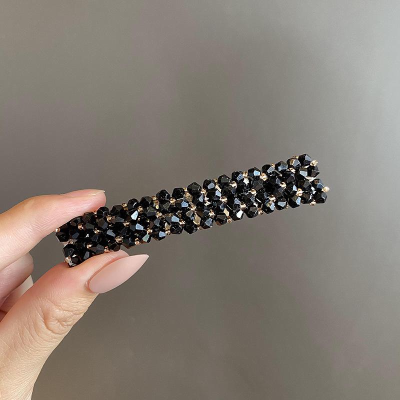 Korean Crystal Hair Clip: New Style Hairpin for Women