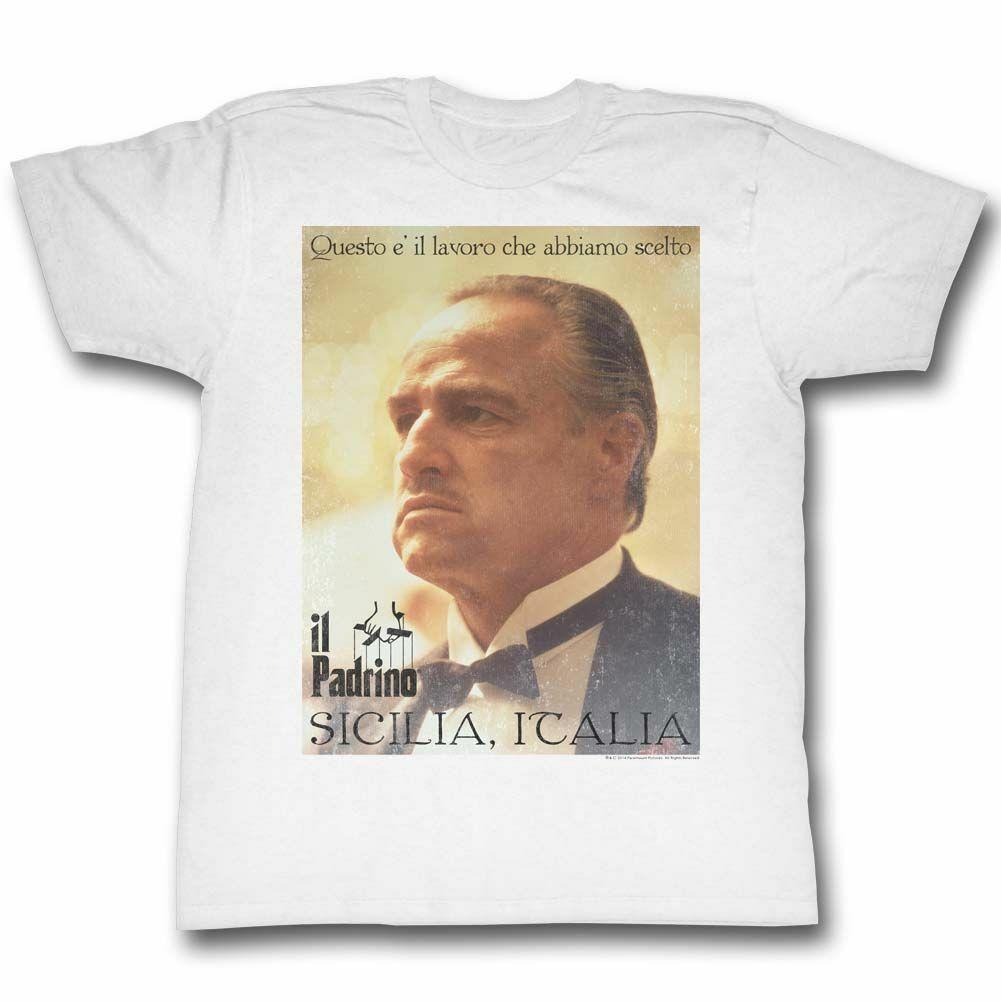 Godfather Poster White Adult T-Shirt S