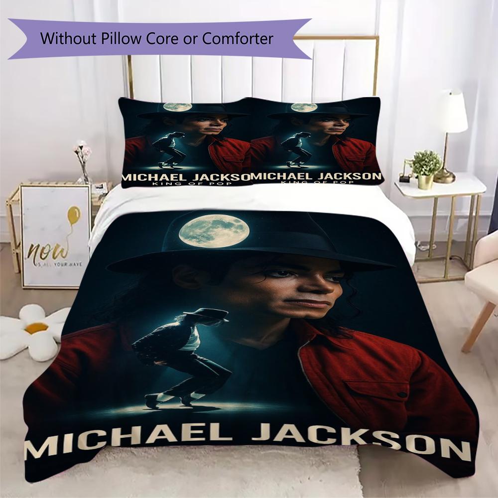 Michael Jackson Pop Bedding Without Core 1 Duvet Cover 2 Pillowcase Without Core Soft And Comfortable Bedding Set Duvet Cover And Pillowcase
