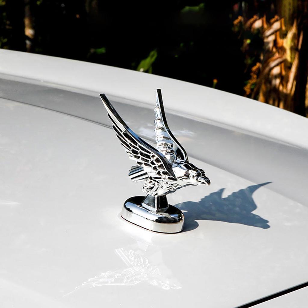 Car Hood Ornament - Hood Eagle Support Sticker Decal | Car Logo Sticker Hood