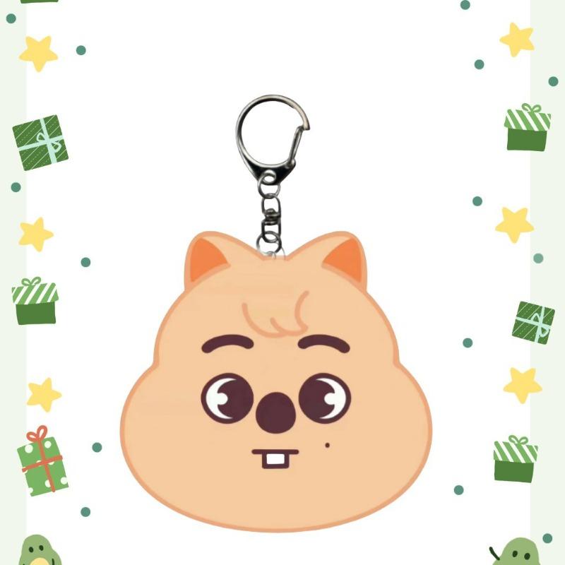 Cute New Cartoon Acrylic Doll Keychain Skzoo Keychain with Accessories, Same As Holiday Gift Givers